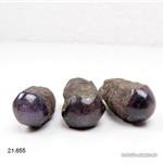 Saphir roh - Korund blau-lila-rot 2,8 - 3,4 cm
