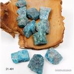 Apatit blau roh aus Madagaskar 11 bis 17 Gramm. Grösse M