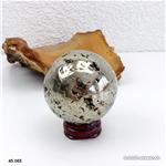 Kugel Pyrit aus Peru 5,3 cm. Einzelstück 346 Gramm