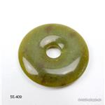 Jade Serpentin dunkel, Donut 4 cm