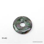 Rubin-Fuchsit dunkel, Donut 3 cm