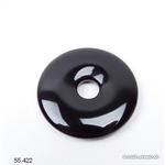 Obsidian schwarz Donut 4 cm. A Qualität