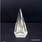 Pentagon 3D Pyramid Bergkristall. Unikat 46 Gramm