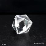 Ikosaeder Bergkristall 3,1 cm. Einzelstück 27 Gramm