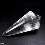 Vogel Doppelender Bergkristall 24 Facetten 8,6 x 3,9 cm. Einzelstück 106 Gramm