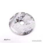 Achat Crazy Lace grau, Donut 4 cm. Einzelstück
