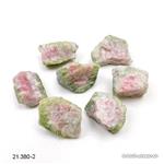 Turmalin grün rosa, Wassermelonen-Turmalin roh 5 - 7 Gr. / ca. 2 cm