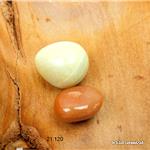 1 Aventurin orange und 1 Jade Serpentin 2 bis 3 cm. SONDERANGEBOT