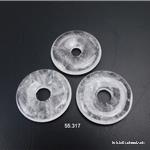 Bergkristall mit Einschlüssen, Donut 3 cm. SONDERANGEBOT