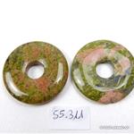 Unakit - Epidot, Donut 3 cm 