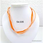 Halskette Organza Orange, einstellbar