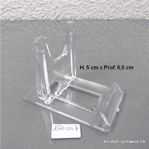 Plexiglas Ständer klein, 7 x H. 5 cm