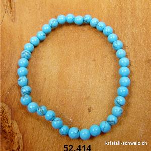 Kinder Armband Turkenit - Howlit blau