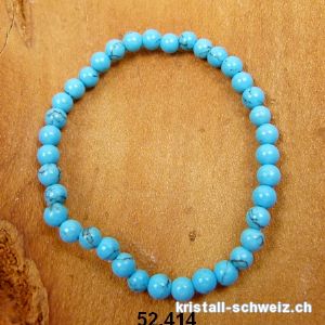 Kinder Armband Turkenit - Howlit blau