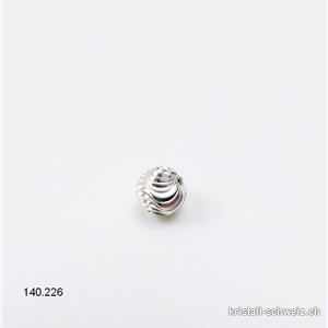Zwischenteil Kugel Curl 925er Silber, 6 mm