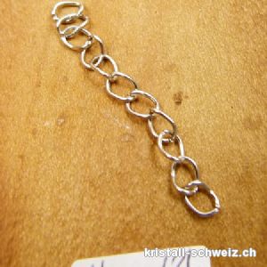 Verlängerung Metall-Kette. Farbe: Silber