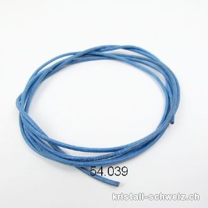 Lederband Blau, 1,5 mm /1 Meter