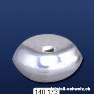 Linse konkav 8 mm, Zwischenteil 925er Silber