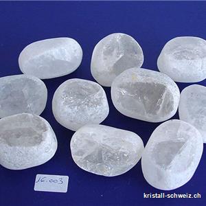 Fensterkiesel Bergkristall 3 - 3,5 cm. 