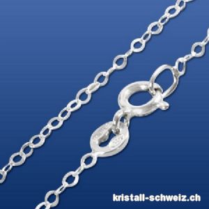 Ankerkette flach aus 925 Silber, L. 38 cm