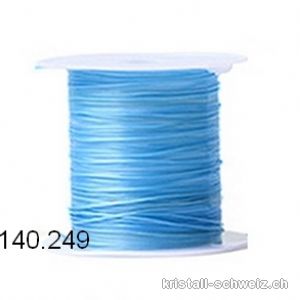 Elastfaden Opalon hell-Blau, 1 Spule ca. 10 Meter