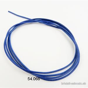 Lederband dunkel Blau, 1,5 mm / 1 Meter