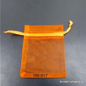 Organza Beutel Orange 8,5 x 6,5 cm