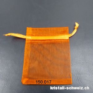 Organza Beutel Orange 8,5 x 6,5 cm