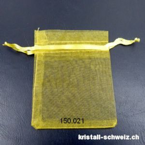 Organza Beutel Gelb 8,5 x 6,5 cm