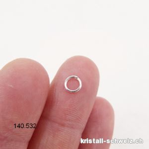 Ring geschlossen 5 mm / 0,7 mm aus Silber 925