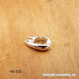 Clip für Zwischenteile aus 925 Silber / 12 x 6 x 3 mm