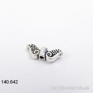 Zwischenteil Engelsflügel aus 925 Silber antik 11 x 4,5 mm