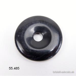 Obsidian schwarz Donut 4 cm. AB Qualität. SONDERANGEBOT