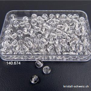 Bergkristall, Kugel gelocht 4 - 4,5 mm