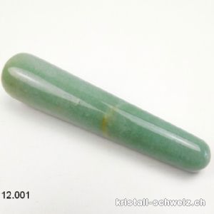 Griffel rund Aventurin hellgrün 9 x 2 cm. AB-Qual. SONDERANGEBOT