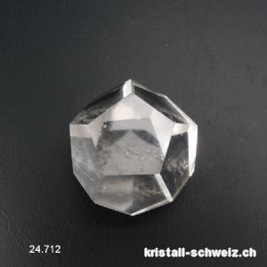 Dodekaeder Bergkristall 2,9 cm. Unikat 42 Gramm