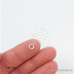 Ring geschlossen 5 mm / 1 mm aus Silber 925