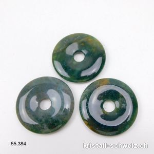 Achat - Moosachat versch. Farben, Donut 4 cm