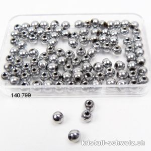 Hämatit hell Kugel gelocht 4 mm 