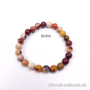 Armband Mookait mix Farben 8 mm / 18 cm