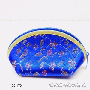 Tasche Halbmond Königsblau mit Reißverschluss