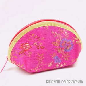 Tasche Halbmond Fuchsia mit Reißverschluss