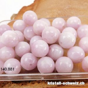 Kunzit, Kugel gelocht 8,5 mm