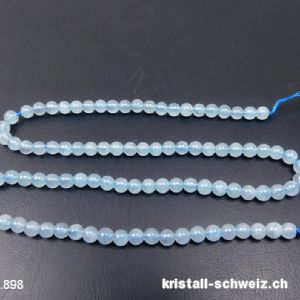 Strang Aquamarin 4 - 4,5 mm / 39,5 cm, ca. 92 Kugeln