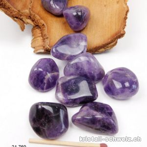 Amethyst 2 - 3,5 cm/13 bis 18 Gramm. Größe ML