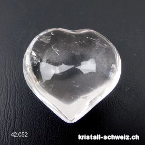 Herz Bergkristall 3,5 - 4 x 3 - 3,5 cm