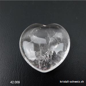 Herz Bergkristall 3,5 x 3,5 x 1 cm