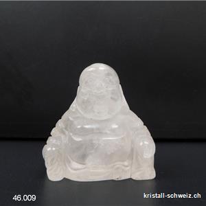 Buddha Bergkristall weiss 3,5 bis 4 cm