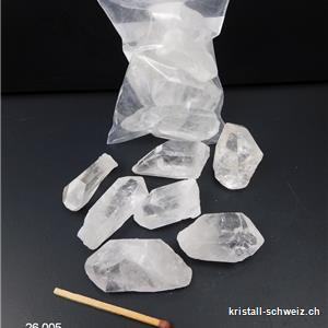 Los 100 Gramm Bergkristall Spitzen, AB Qual.SONDERANGEBOT