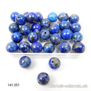 Lapislazuli AB, Kugel gelocht 8 - 8,5 mm. SONDERANGEBOT